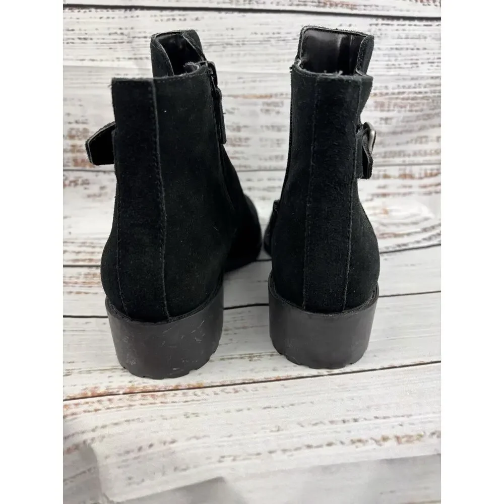 Cole Haan Boots Womens 7 B Grand OS Putnam Ankle Booties D42388 Black Waterproof